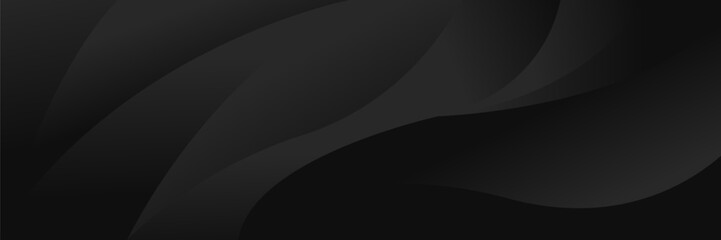 Abstract pattern black geometric banner design background.
