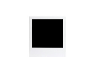 Clean White Polaroid Frame with a Classic Square Format and Retro Aesthetic