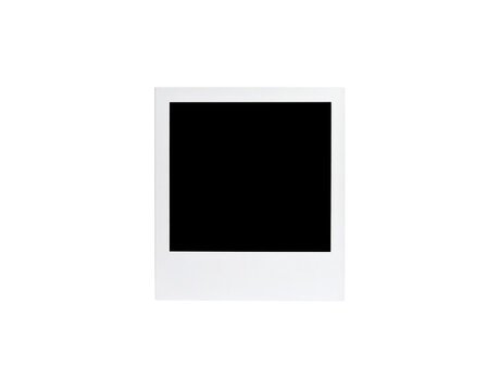Clean White Polaroid Frame with a Classic Square Format and Retro Aesthetic
