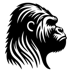 Gorilla Head Profile