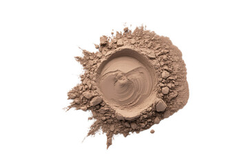 Stock photo of loose face powder makeup beauty product for cosmetic foundation and concealer photography
