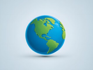 Fototapeta premium 3D globe illustration