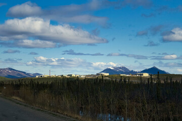 Buildings next to the Dalton Highway