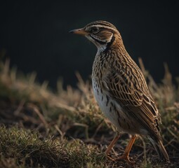 Fototapeta premium black backed shrike