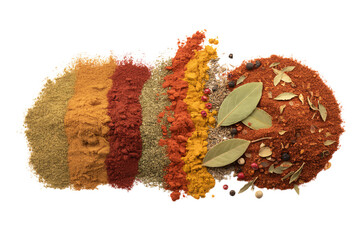 Assorted spices and herbs for cooking and seasoning food photography and culinary ingredient background