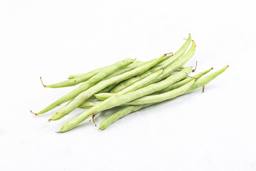 Raw fresh young green bean