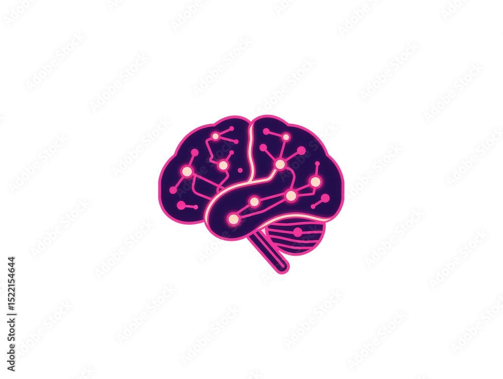 Poster exploring artificial intelligence concepts digital environment infographic style futuristic perspect