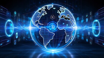 binary code technology background