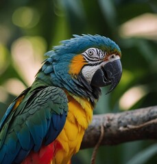 Obraz premium blue and yellow macaw