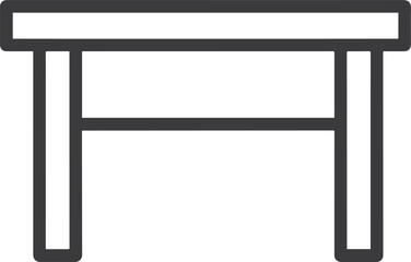 line table icon design.eps