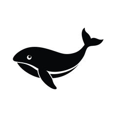 Obraz premium Whale Icon Vector Flat and Clean Look Isolated