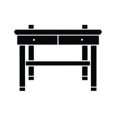 Fototapeta premium Workbench Icon Vector Flat and Clean Look Isolated