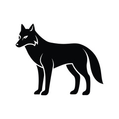 Fototapeta premium Wolf Icon Vector Flat and Clean Look Isolated