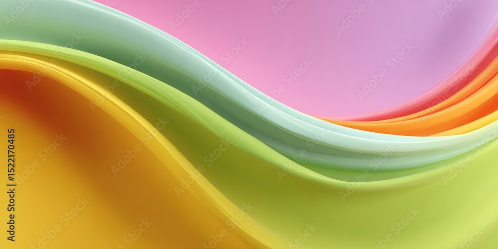 Leinwandbilder aurora gradient background with smooth vertical flowing streaks for modern digital design and creati