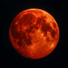 Fototapeta premium Red moon