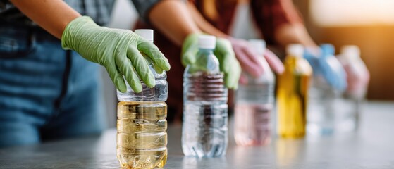 Statehood Day in Tennessee Volunteer Recycling with Gloves for Environmental Cleanup and Earth Day Awareness During Spring Marketing Campaign
