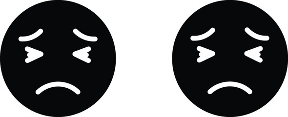 Emotional Vector Illustration Sadness and Worry