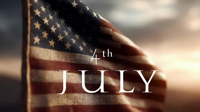 American flag 4th of july background