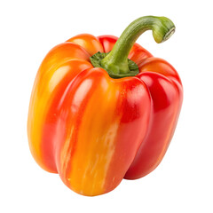 A bell pepper isolated on a transparent background
