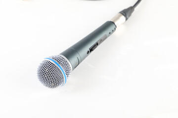 Microphone set with microphone extension cable.