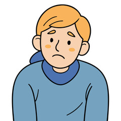 A deep sigh, visible in her slumping shoulders, conveying weariness or relief.