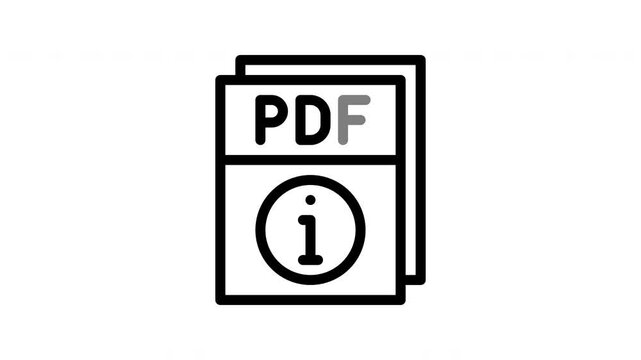 pdf minimalist stroke animation