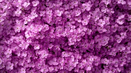 Obraz premium Close-up texture of vibrant purple hydrangea flowers forming a lush, natural background