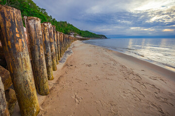 sandy beach in the Baltic Sea
