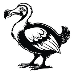 Fototapeta premium Cartoon vector illustration of various poultry birds like turkey, eagle, and chicken, ideal for farm animal designs or wildlife clip art