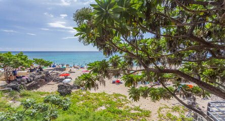 Plage de Boucan Canot, Saint-Gilles, île de la Réunion 