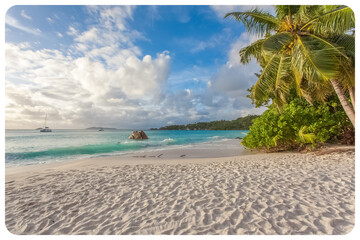 Plage d’Anse Lazio, Praslin, Seychelles 