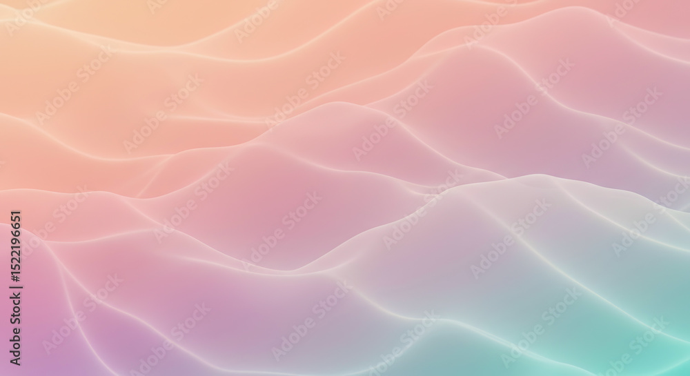 Poster abstract pastel landscape soft waves subtle gradient background for design projects websites and pre