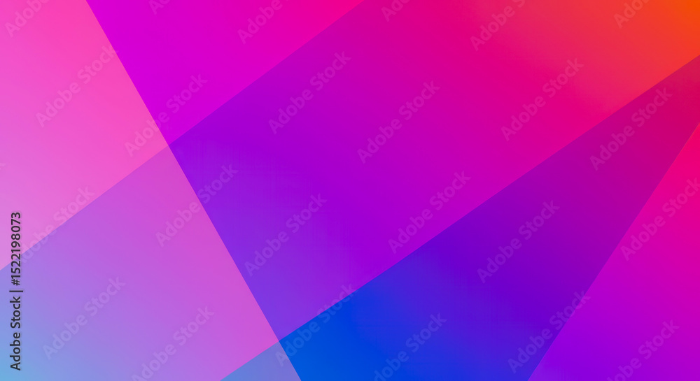 Poster abstract geometric background with vibrant pink purple and blue gradient color scheme for modern des