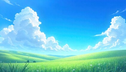 Obraz premium Vast expanse of brilliant blue sky, cloudless and serene, perfect for backgrounds or design elements A peaceful and tranquil scene of nature's beauty , infinite, blue sky, outdoor