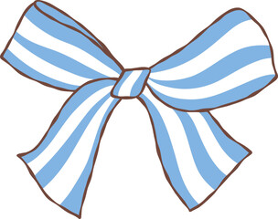 Coquette 4th of July ribbon bow stars 