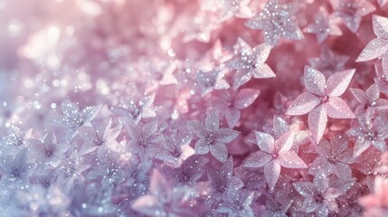 pink crystal background