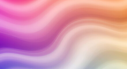Fototapeta premium Abstract Pastel Wave Background Soft Gradient Colors Fluid Design Swirls Smooth Texture Modern Wallpaper Digital Art Graphic Design Element Web Banner