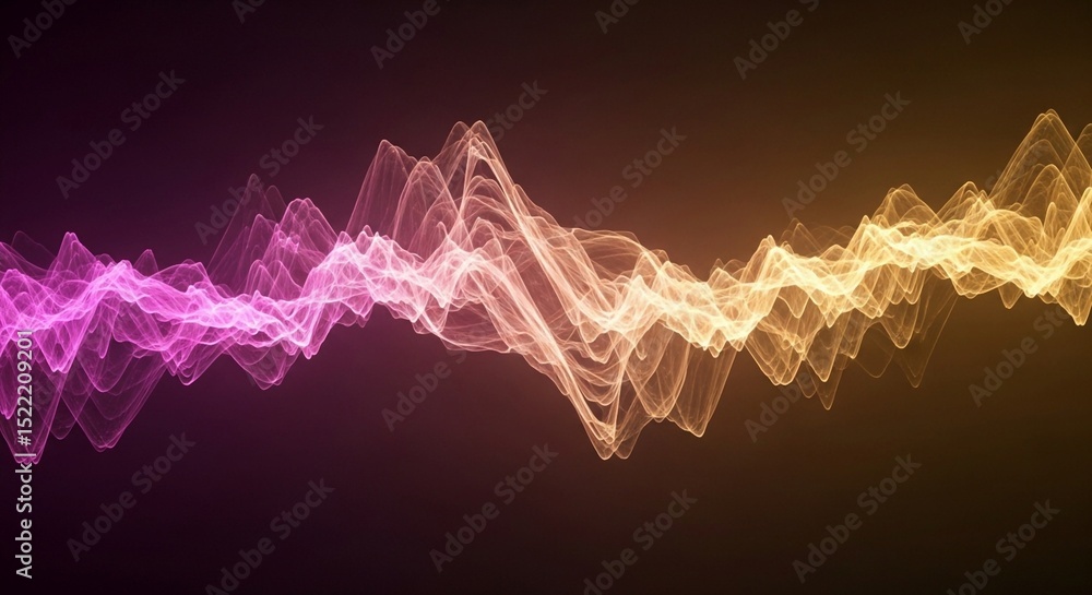 Poster softly blurred abstract image displaying a rich spectrum of pink to reddish-orange hues.