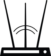 wireless router vector illustration