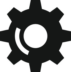 silhouette of a wheel