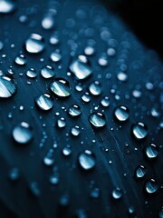 an AI Image Generator, Water Droplets on a Vibrant Pink and Blue Gradient Background