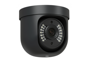 Black Dome CCTV Security Camera System For Surveillance Protection