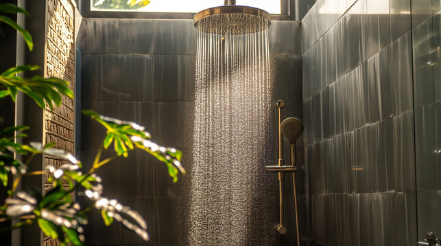 Douche de salle de bain