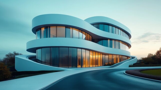 modern office building