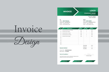 Business Invoice Design Template