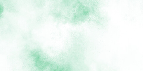 Abstract green color clouds background, Vibrant clear green texture with puffy and blurry natural clear clouds, grunge light mint green watercolor background clouds texture backdrop.