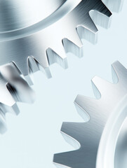 Detailed shot capturing automotive gears in motion highlighting precision engineering and design