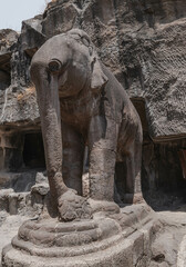 Fototapeta premium Ellora Caves: Unique Temple Complex. Maharashtra. India.