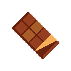 Simple chocolate bar vector illustration design with wrapper