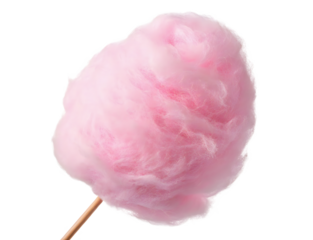 Candy cotton  isolated on transparent background png